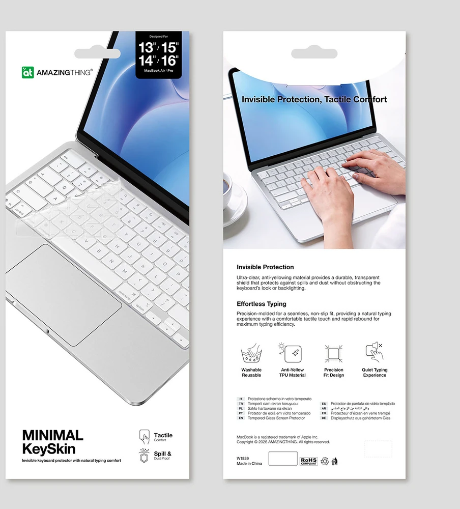 „AmazingThing“ klaviatūros apsauga, skirta „Macbook Neo“