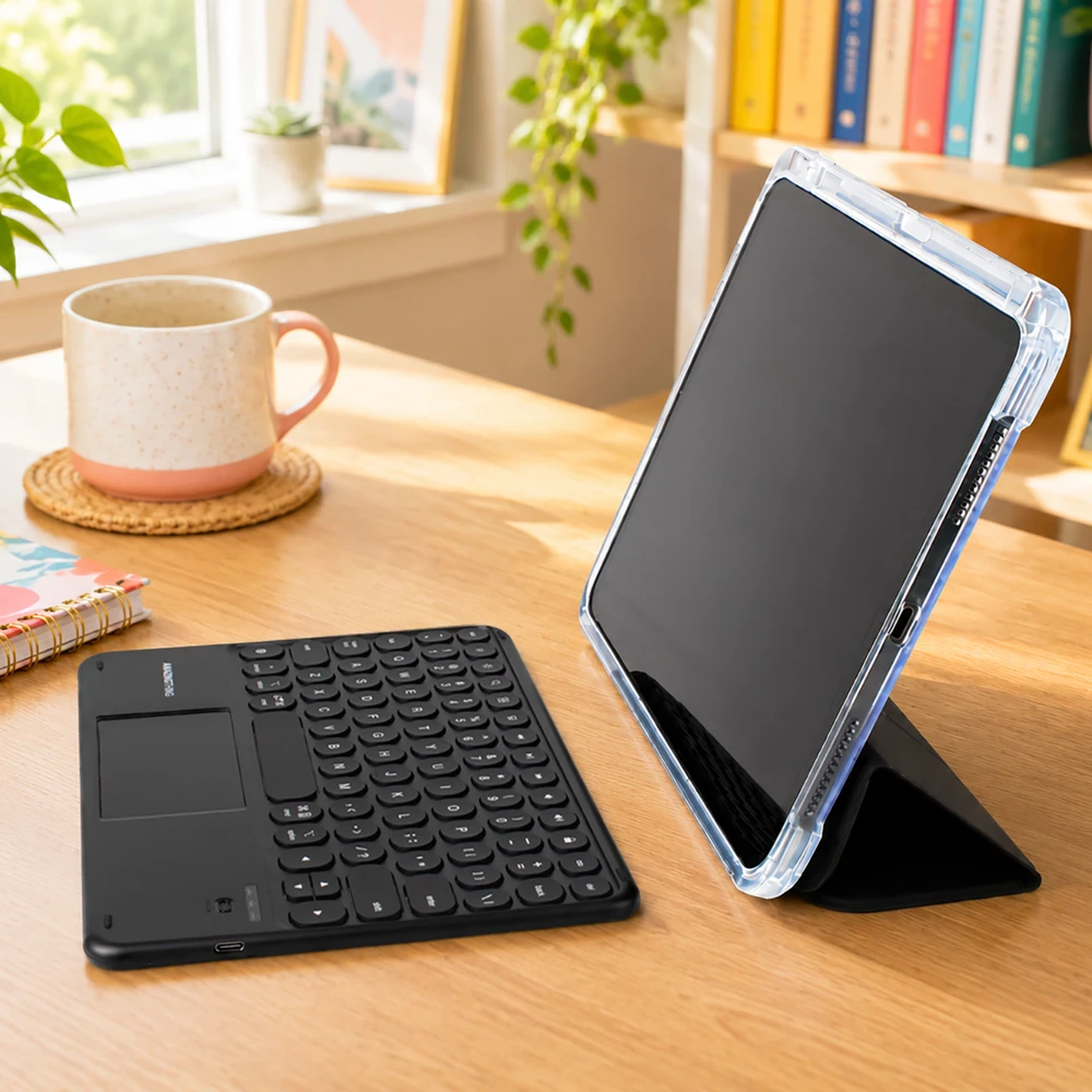 „AmazingThing Minimal Case KeyLite Combo“ klaviatūros dėklas, skirtas „iPad Air 11“ M2/M3/M4 (2024/2025/2026) - Juodas