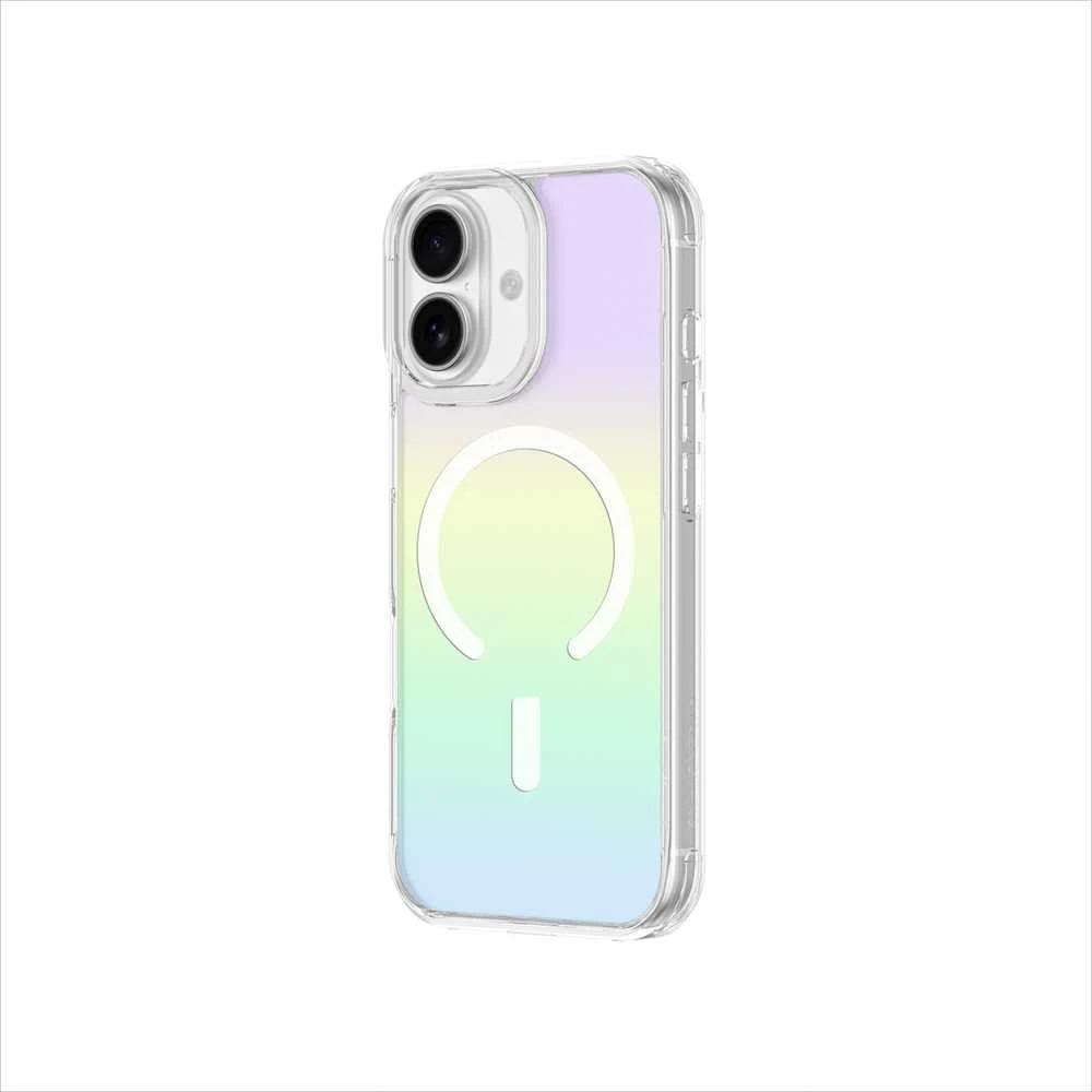 AmazingThing Minimal Mag dėklas skirtas Apple iPhone 17 suderinamas su MagSafe rainbow – įvairiaspalvis