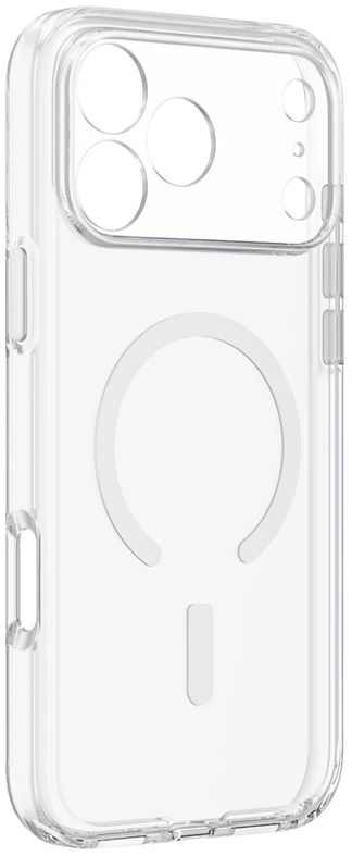 Dėklas AmazingThing Minimal Mag Lens Case for iPhone 18 Pro with Camera Cover and Lanyard Mount Compatible with MagSafe - Clear
