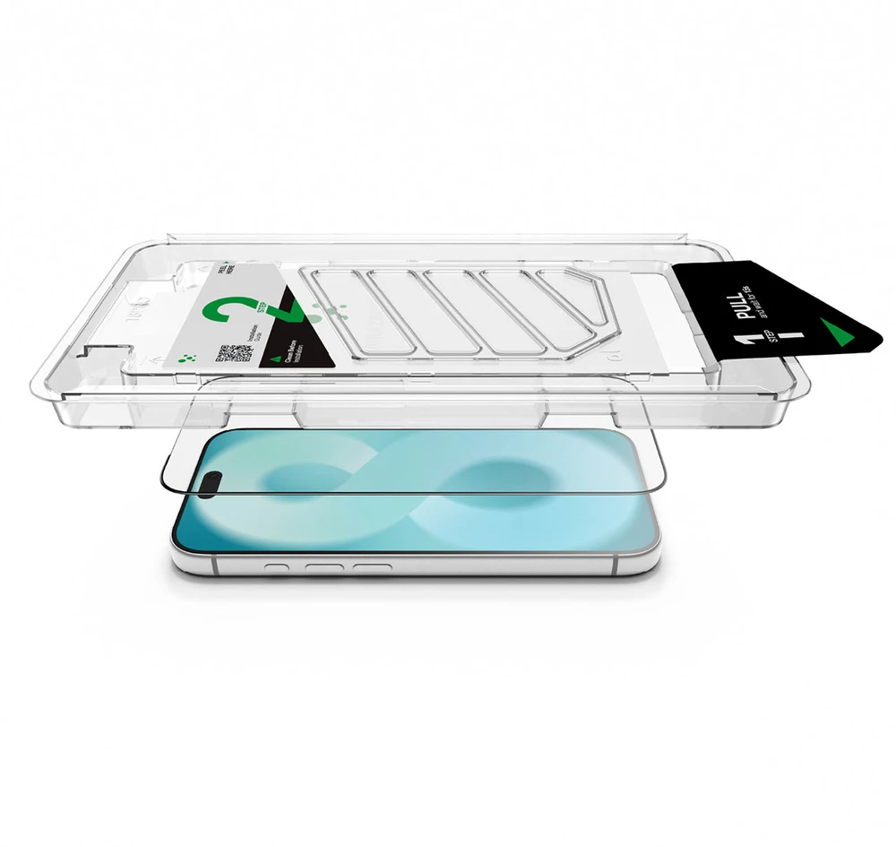 AmazingThing Radix +Care Full Glass Tempered Glass for iPhone 18 Pro Max with Mounting Frame