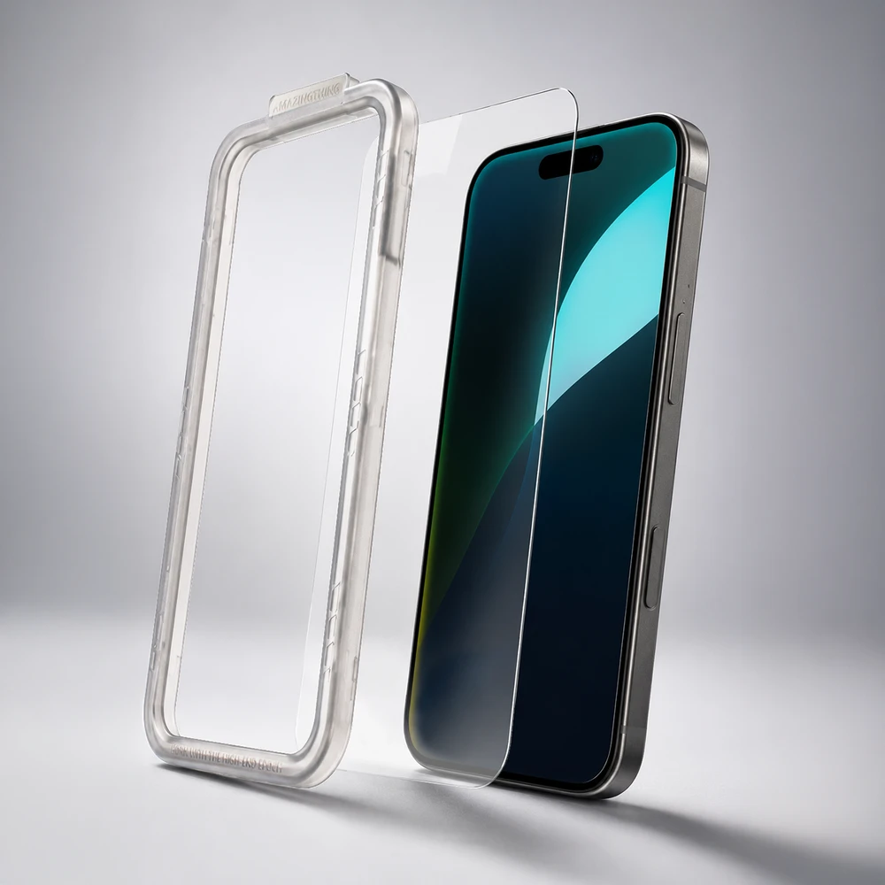 AmazingThing Radix Matte Apsauginis stiklas skirtas Apple iPhone 17 Pro