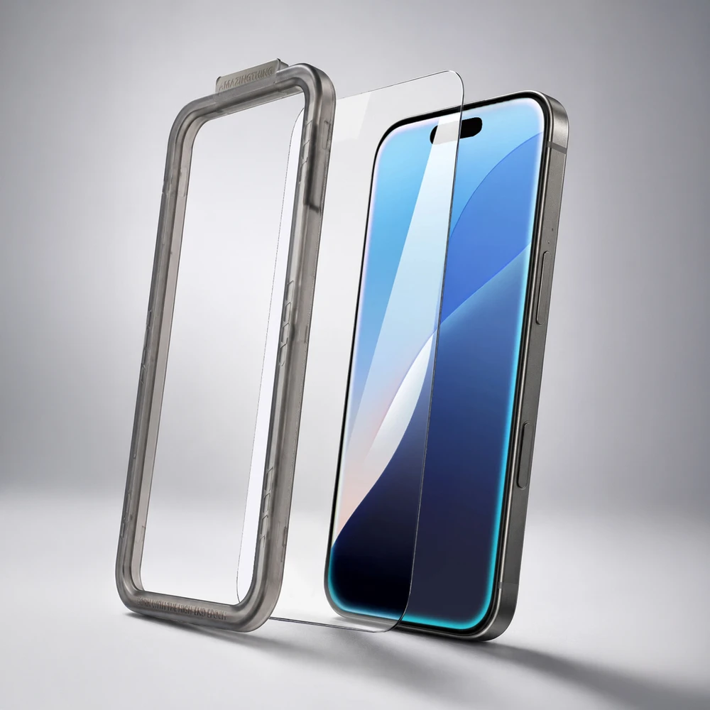 AmazingThing Titan Full FusionFilter 7 Full Screen Apsauginis stiklas skirtas Apple iPhone 17