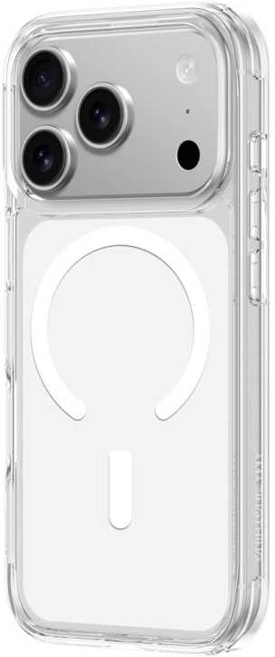 AmazingThing Titan Pro dėklas skirtas Apple iPhone 17 Pro MagSafe Compatible – skaidrus