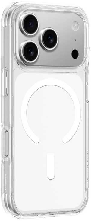 AmazingThing Titan Pro dėklas skirtas Apple iPhone 17 Pro MagSafe Compatible – skaidrus