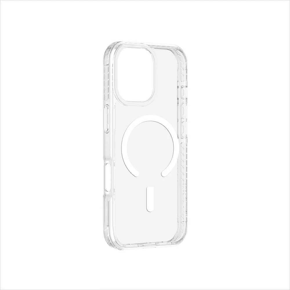 AmazingThing Titan Pro dėklas skirtas Apple iPhone 17 suderinamas su MagSafe – skaidrus
