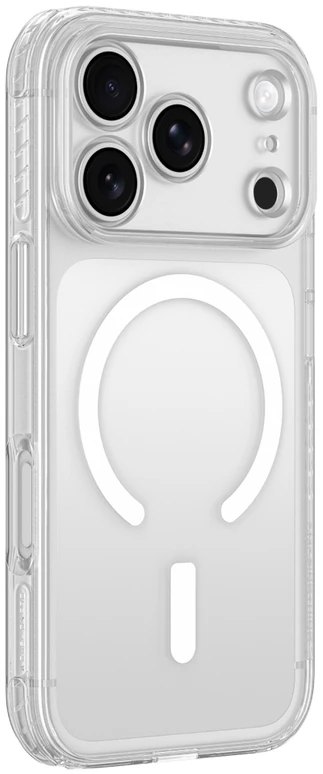 Dėklas AmazingThing Titan Pro Lens Case for iPhone 18 Pro with Camera Cover and Lanyard Mount, MagSafe Compatible - Clear