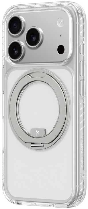 „AmazingThing Titan Pro MagSpin“ dėklas, skirtas „iPhone 17 Pro“, suderinamas su „MagSafe“ – pilkas