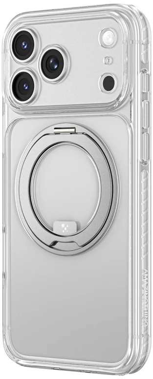 Objektyvas AmazingThing Titan Pro Spin Lens Case for iPhone 18 Pro with Rotating Ring and Lanyard Mount, MagSafe Compatible - Clear