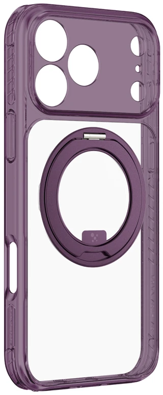 Objektyvas AmazingThing Titan Pro Spin Lens Case for iPhone 18 Pro Max with Rotating Ring and Lanyard Mount, MagSafe Compatible - Violetinė