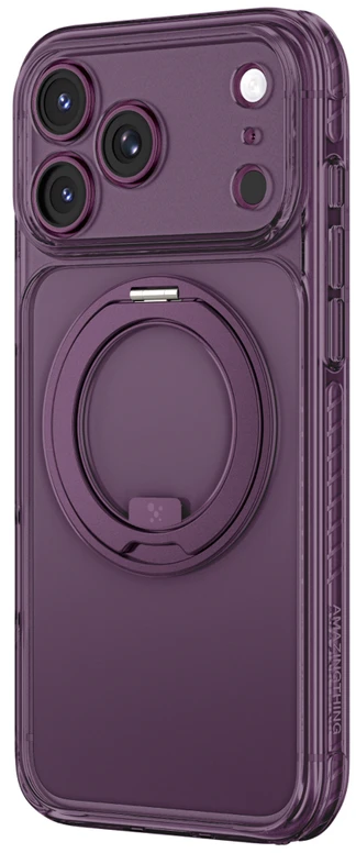 Objektyvas AmazingThing Titan Pro Spin Lens Case for iPhone 18 Pro with Rotating Ring and Lanyard Mount, Compatible with MagSafe - Violetinė