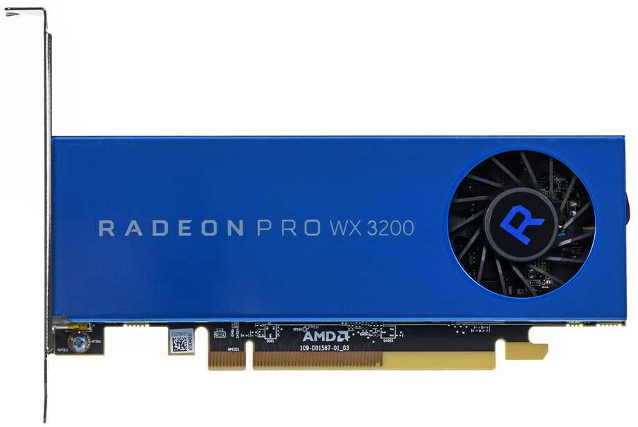 Vaizdo plokštė AMD Radeon Pro WX 3200 4 GB GDDR5
