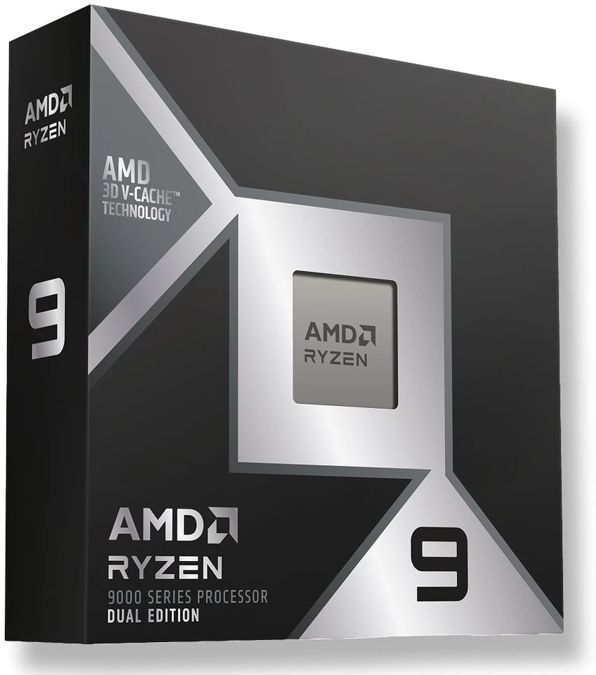 Procesorius AMD Ryzen 9 9950X3D2 CPU, 16 branduolių, 5,6 GHz, Socket AM5 (Granite Ridge) – dėžutėje, be aušintuvo