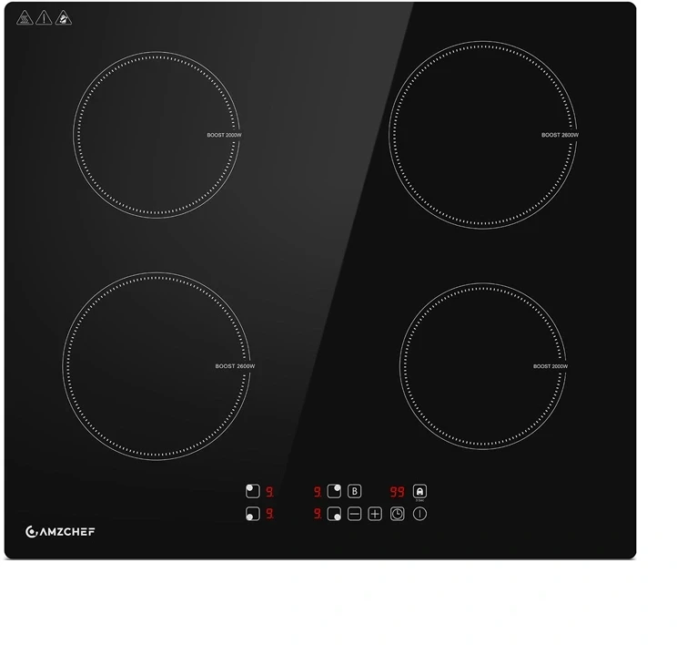 AMZCHEF CE-T-74IB4xyzf-CS 4-Zone Induction Cooktop