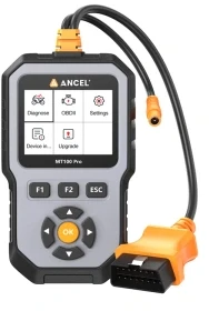 Motociklų Diagnostikos Skaitytuvas - ANCEL MT100 PRO, Skirtas Hero Honda Kymco Suzuki Sym Yamaha, ABS OBDII USB, 8–18 V DC