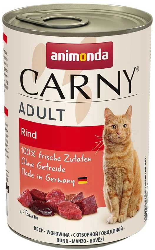 Animoda Drėgnas Kačių Maistas - Animonda Carny Suaugusiųjų Jautiena 400g
