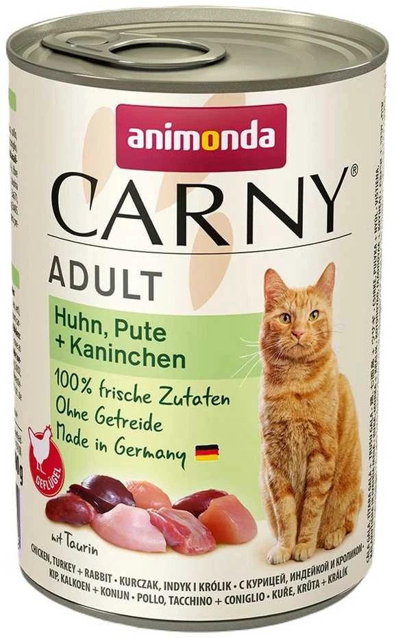 Animoda Drėgnas Kačių Maistas - Animonda Carny Vištiena, Kalakutas ir Triušis 400g