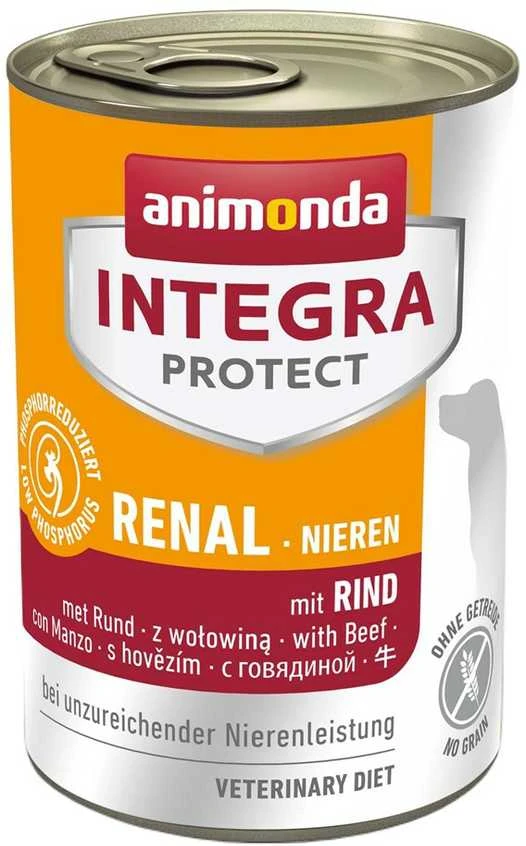 Animoda Šunų Maistas - ANIMONDA Integra Protect Nieren Jautiena Drėgnas 400g Inkstų Parama
