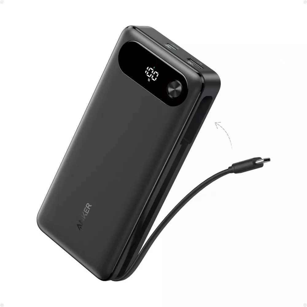 „Anker“ 20000mAh 87W su integruotu USB-C juodu