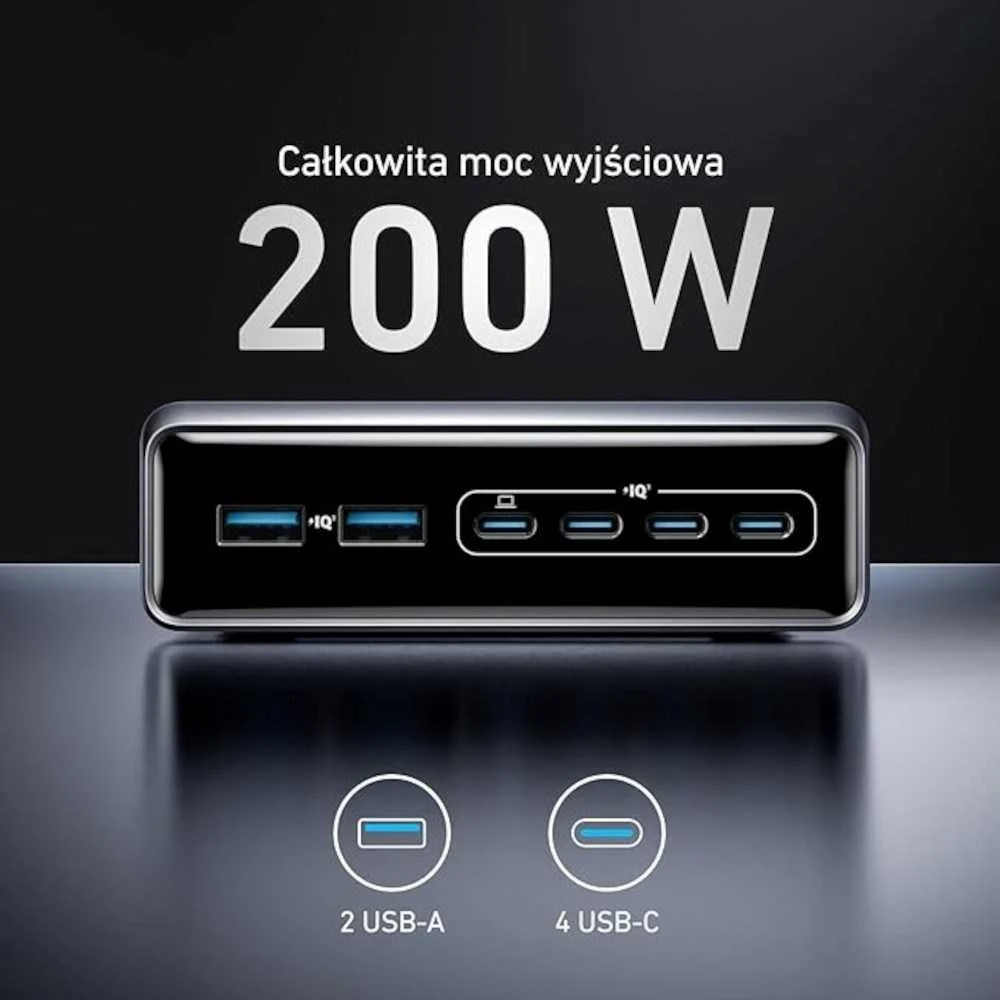 Anker Prime Charger (200W, 6 Ports, GaN) | A2683341
