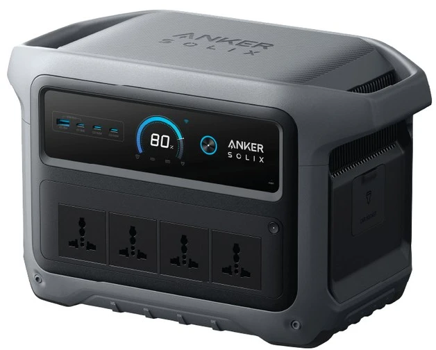 Nešiojama „Anker Solix C1000X Gen 2“ maitinimo stotelė, 8 vnt., 2000 W, 113 g