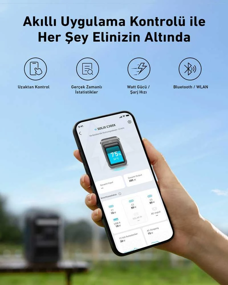 Anker SOLIX C300X nešiojama elektros energijos stotis 288 Wh | 300 W