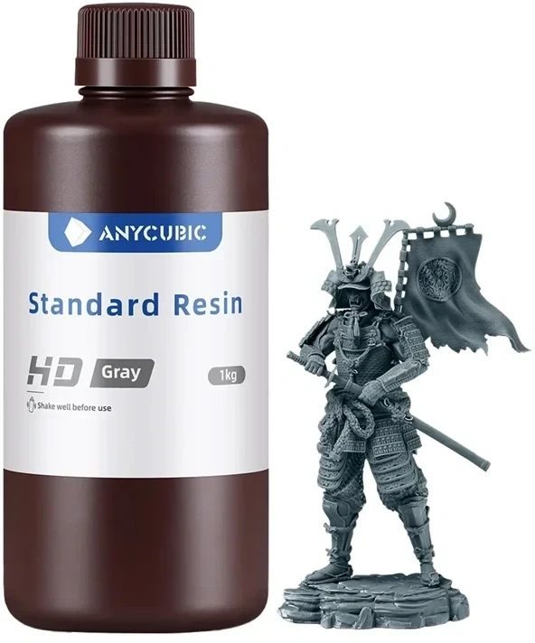 ANYCUBIC standartinė derva HD (pilka)