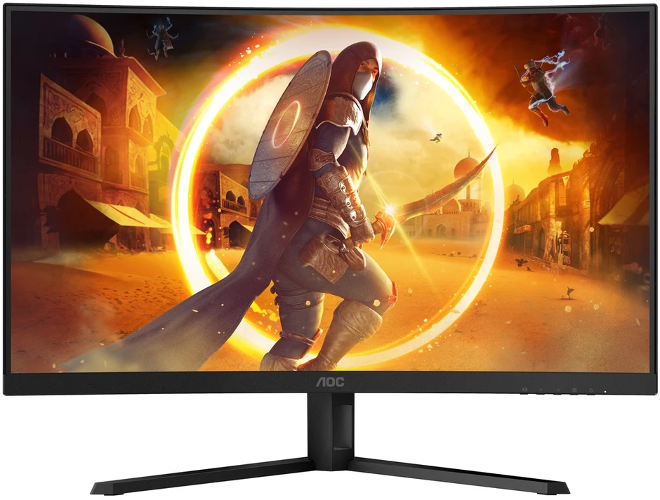 Žaidimų monitorius AOC CQ32G4VE, 31.5",Curved/ VA panel/ QHD(2560x1440), /180 Hz/ 0.5 ms, HDR10, FreeSync Premium HDMI, DisplayPort