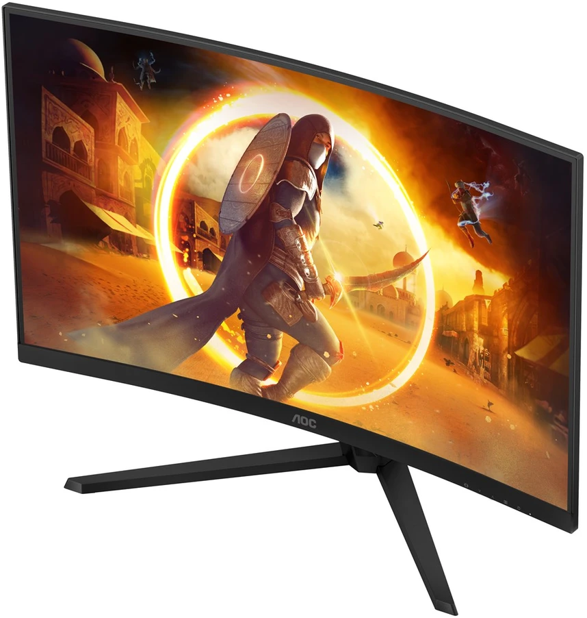 Žaidimų monitorius AOC CQ32G4VE, 31.5",Curved/ VA panel/ QHD(2560x1440), /180 Hz/ 0.5 ms, HDR10, FreeSync Premium HDMI, DisplayPort