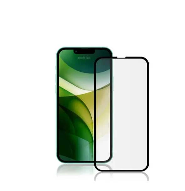 OEM 5D visiškai klijuojamas grūdintas stiklas - iPhone 13 Pro Max (privatumo) juodas