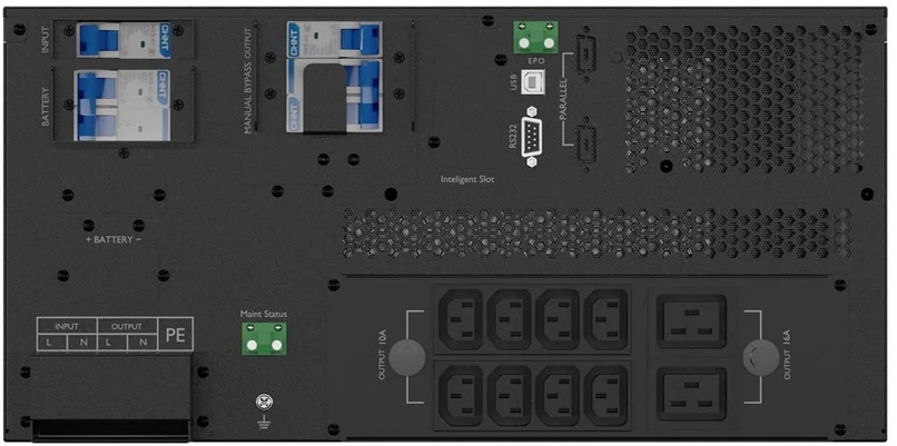 UPS RACK ARMAC R/10000I/PF1/DF ON-LINE 10000VA 10X IEC USB-B LCD METAL CASE DUST-FREE