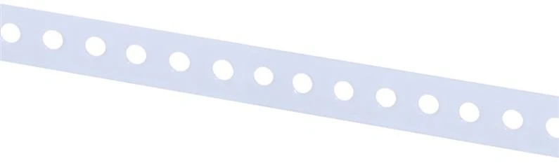 Arras Tvirtinimo juosta, perforuota, 12 x 0.7 mm, 3 m, balta