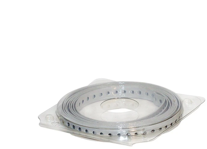 Arras Tvirtinimo juosta, perforuota, 12 x 0.7 mm, 3 m, pilka
