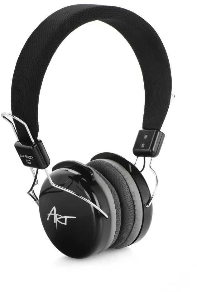 ART Ausinės stereo AP-60MD su mikrofonu, juoda