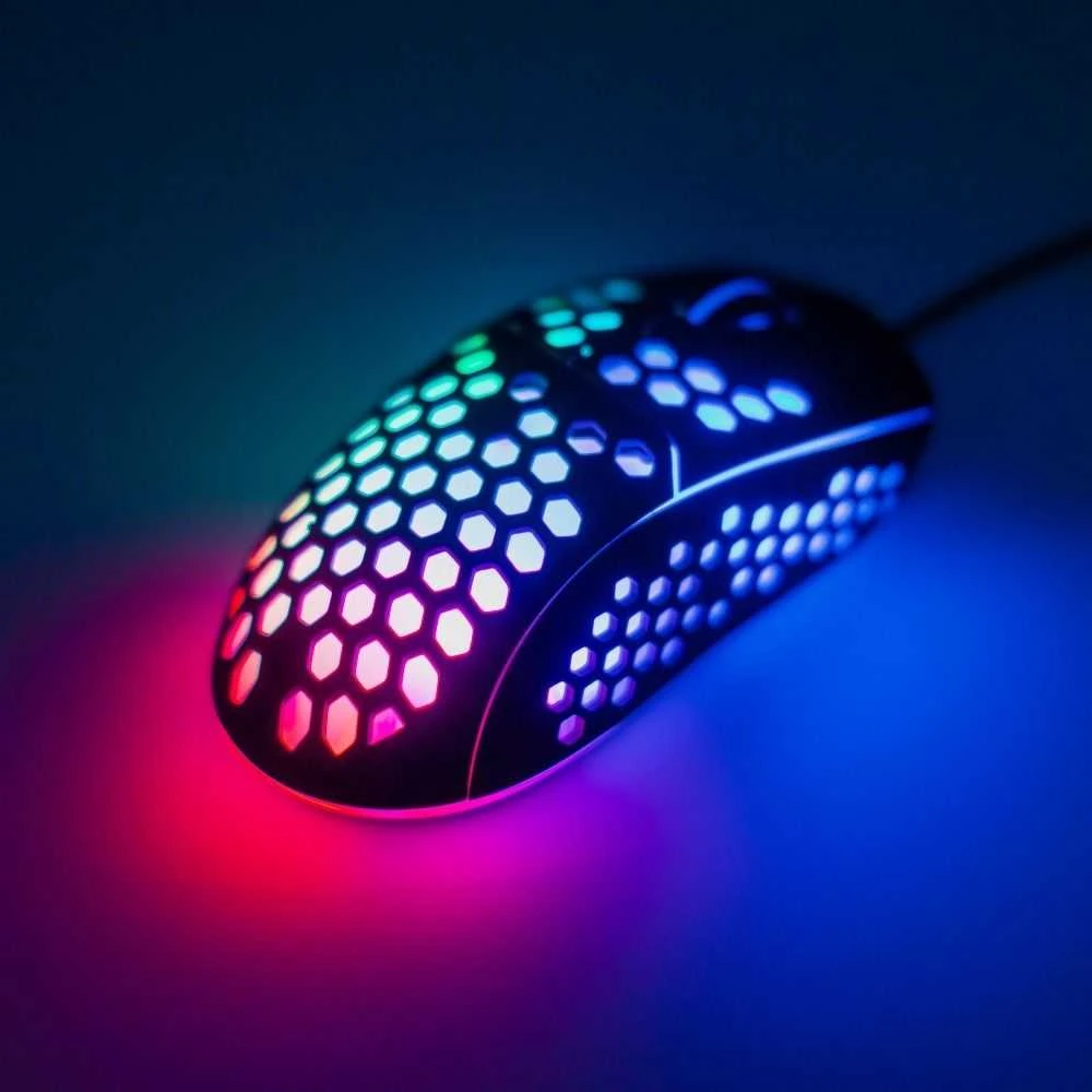 ART optinė pelė for gamers 6400DPI USB RGB AM-99 ultra light