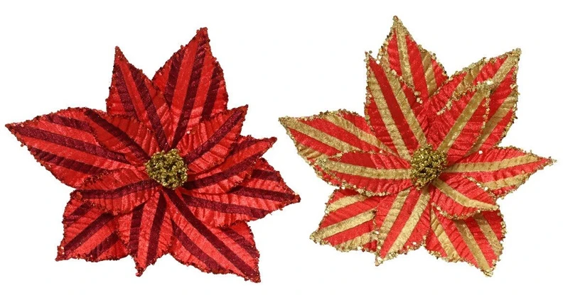 Nežinomas Dirbtinė gėlė, puansetija, 27 cm