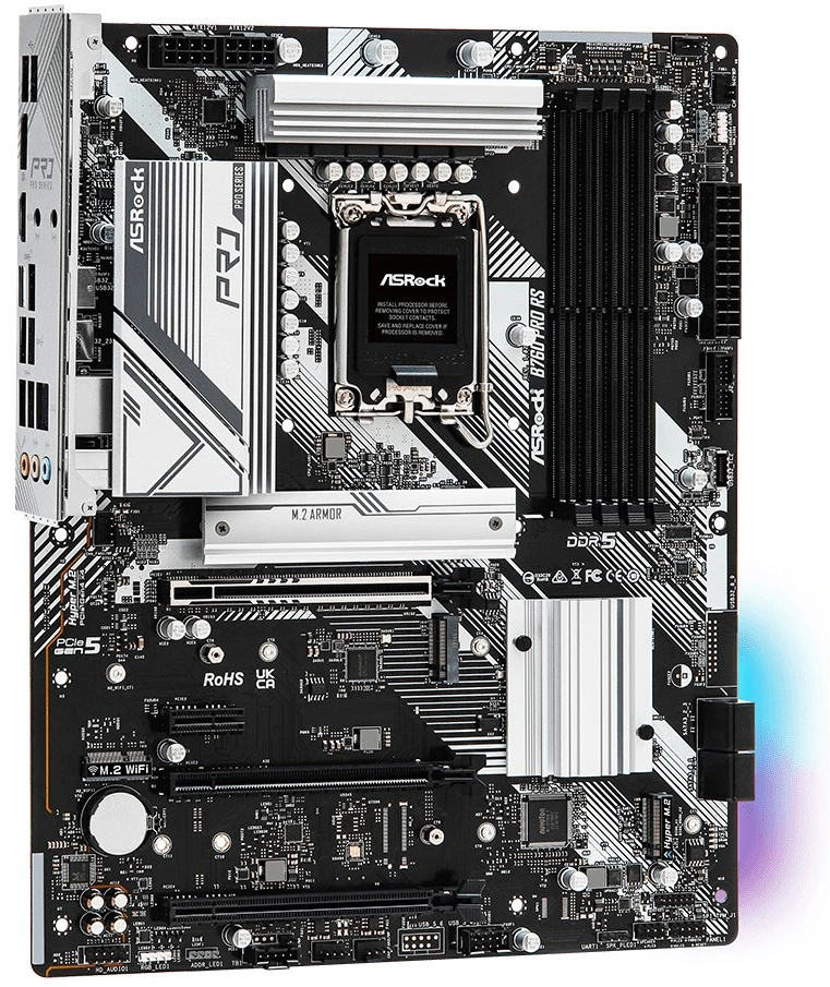 Pagrindinė plokštė ASROCK B760 PRO RS Socket 1700 DDR5 ATX
