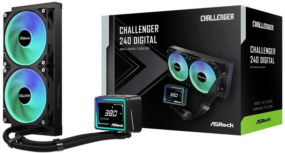 ASRock Challenger 240 skaitmeninis aušinimas