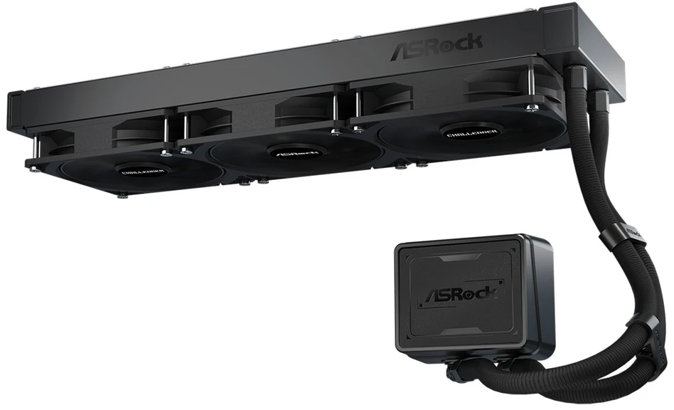 Asrock Challenger Pure 360 procesoriaus „viskas viename“ skysčio aušintuvas 12 cm Juodas