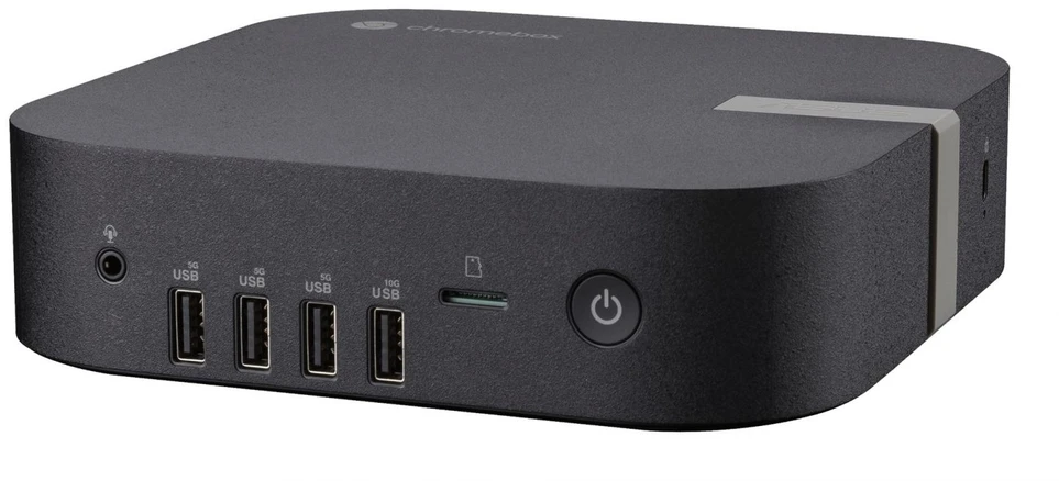 ASUS Chromebox CHROMEBOX6-S3006UN Intel Core 3 100U 8 GB DDR5-SDRAM 128 GB SSD ChromeOS Mini PC Juodas