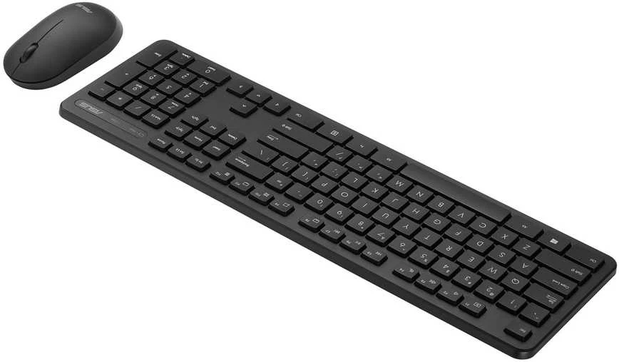 Klaviatūra Asus CW100 | Klaviatūros ir pelės rinkinys | Wireless | US-ENG | Juodas