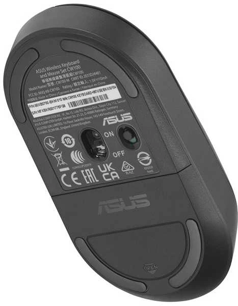 Klaviatūra Asus CW100 | Klaviatūros ir pelės rinkinys | Wireless | US-ENG | Juodas