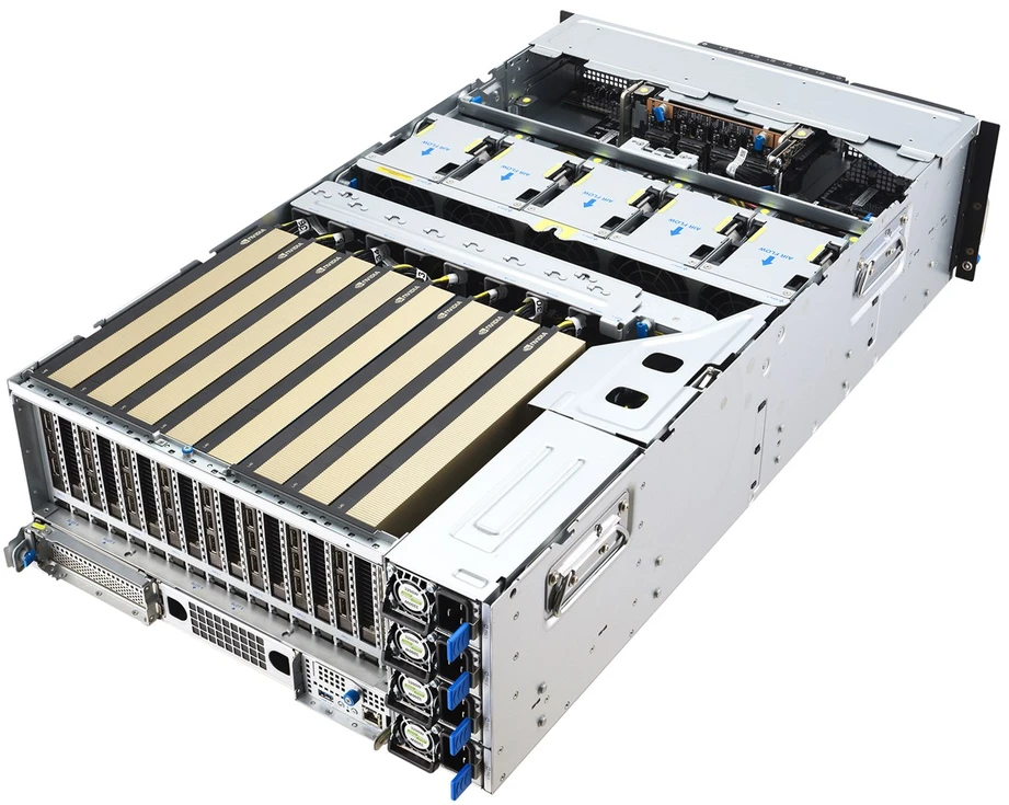 ASUS ESC8000A-E13 LGA 6096 Rack (4U) Sidabrinis