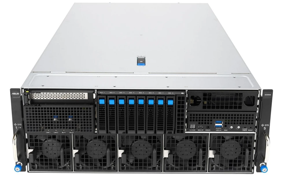ASUS ESC8000A-E13 LGA 6096 Rack (4U) Sidabrinis