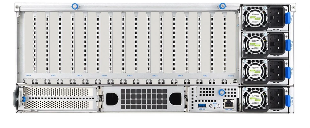 ASUS ESC8000A-E13 LGA 6096 Rack (4U) Sidabrinis