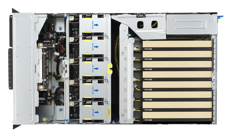 ASUS ESC8000A-E13 LGA 6096 Rack (4U) Sidabrinis