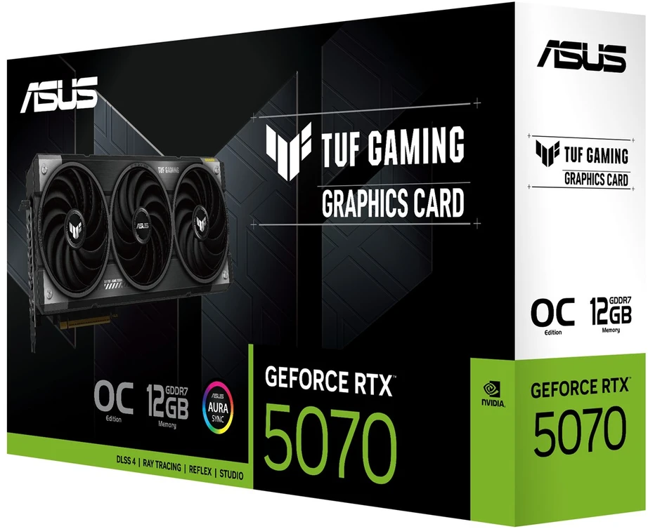 ASUS TUF Gaming TUF-RTX5070-O12G-GAMING NVIDIA GeForce RTX 5070 12 GB GDDR7