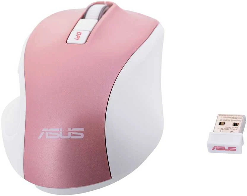 Asus | MW202 | Wireless | 2.4GHz Optinė belaidė pelė | Rose Gold