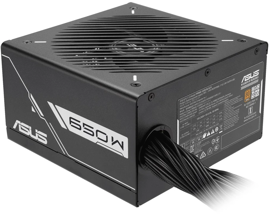 ASUS Prime -650B-Juodas maitinimo blokas 650 W 20+4 kontaktų ATX ATX