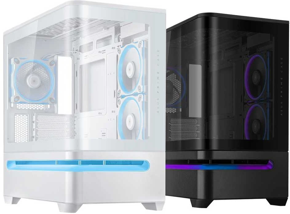ASUS PRIME AP202 ARGB Mini Tower Baltas